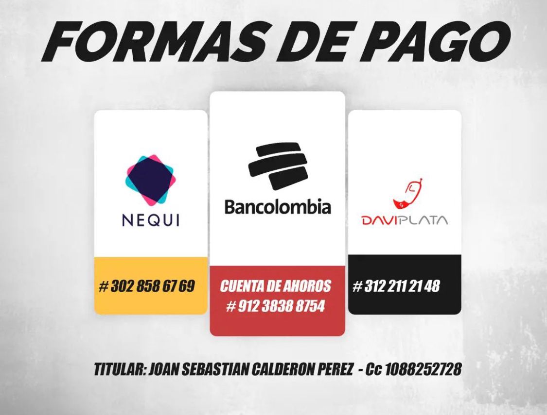 Formas de Pago